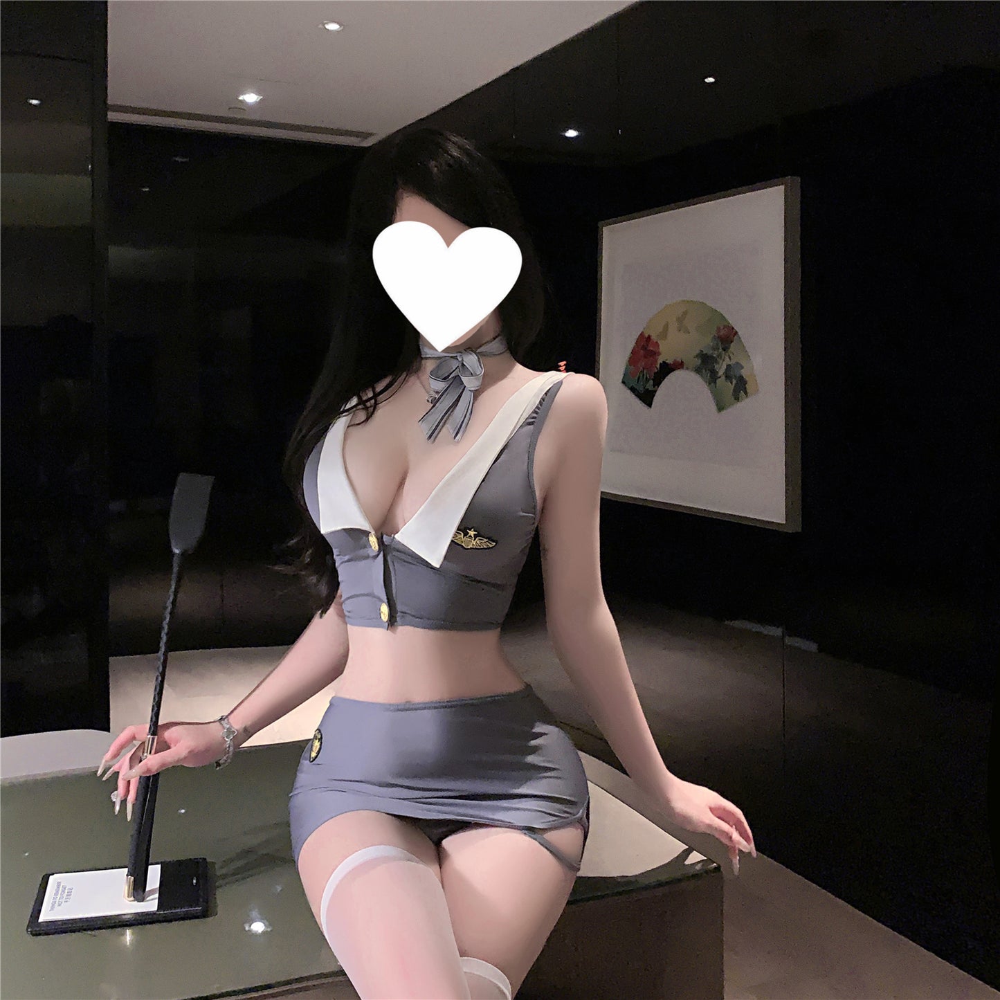 Pure-Desire Flight Attendant Cosplay Set [dME1418]