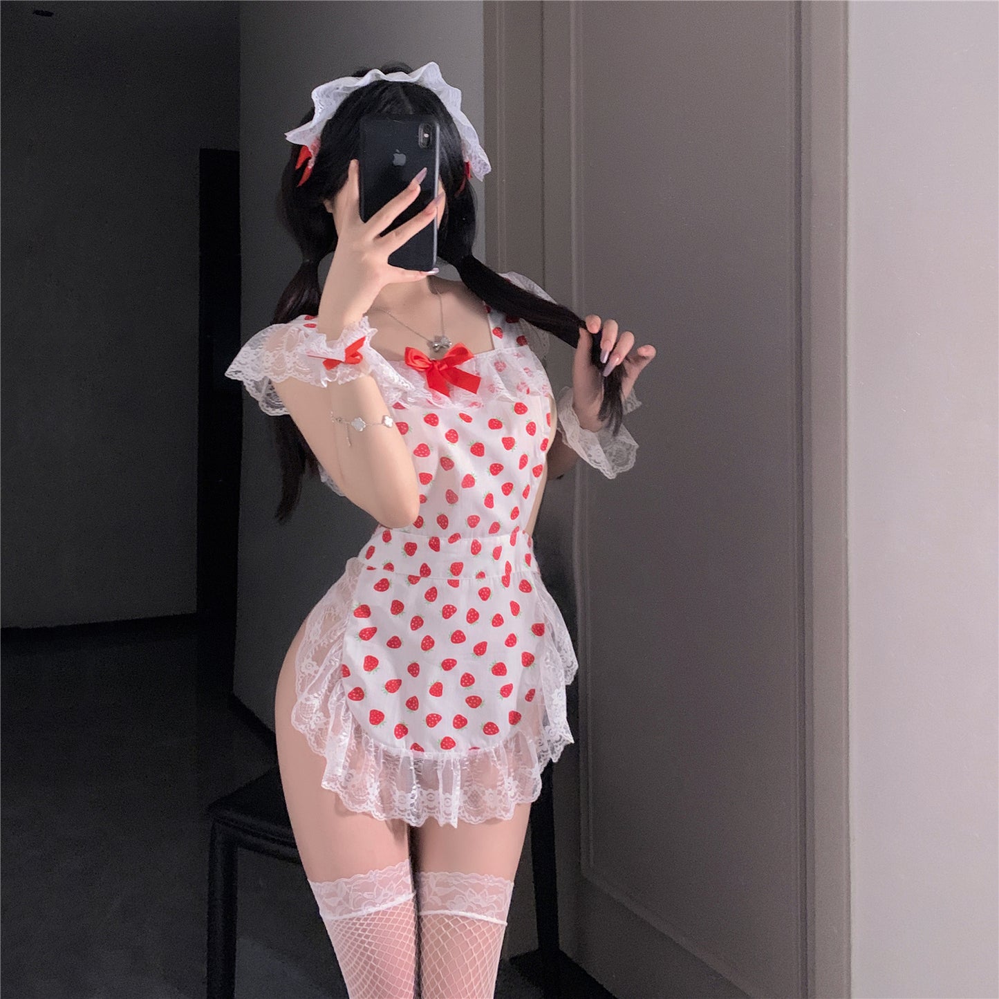 Sweet Strawberry Maid Cosplay Set [dME1425]