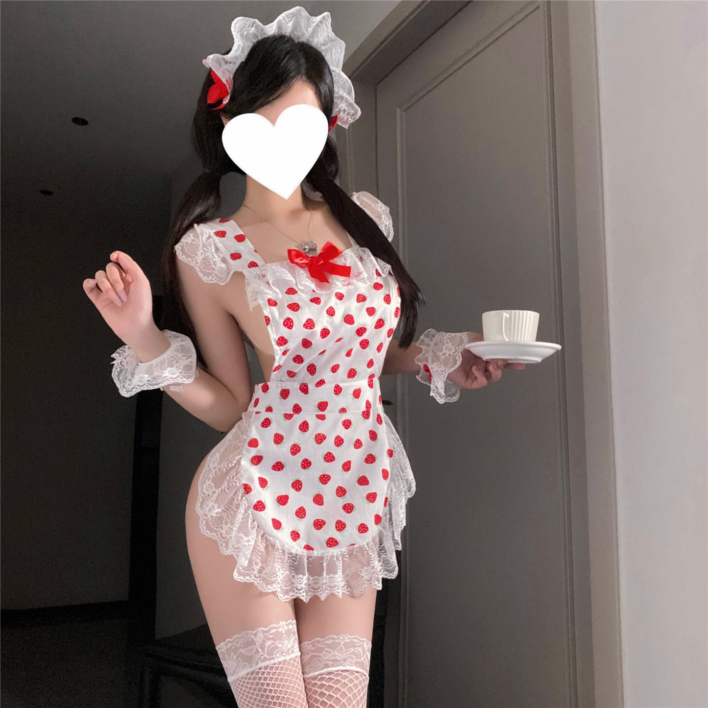 Sweet Strawberry Maid Cosplay Set [dME1425]